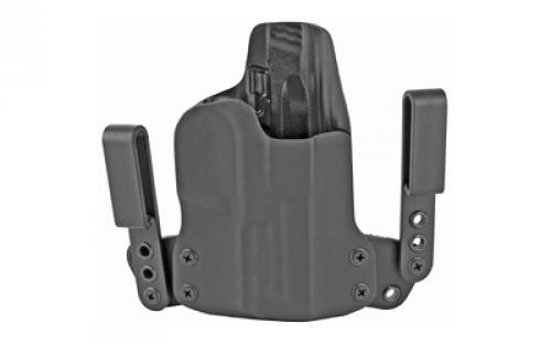 BlackPoint Tactical Mini Wing IWB Holster, Fits M&P 9/40 Compact M2.0 with 4 Barrel, Right Hand, Black Kydex, 15 Degree Cant 105620
