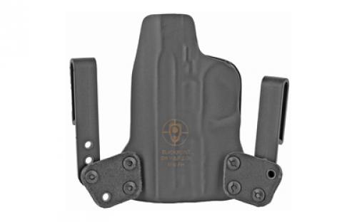 BlackPoint Tactical Mini Wing IWB Holster, Fits M&P 9/40 Compact M2.0 with 4" Barrel, Right Hand, Black Kydex, 15 Degree Cant 105620