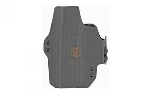 BlackPoint Tactical Dual Point AIWB Holster, Appendix Inside the Waist Band, Fits M&P 9/40 Compact M2.0 with 4 Barrel, Includes 1.75 OWB Loops to Convert to Low Profile OWB, Black Finish 105688