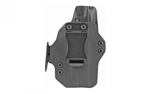 BlackPoint Tactical Dual Point AIWB Holster, Appendix Inside the Waist Band, Fits Sig P365XL, Includes 1.75" OWB Loops to Convert to Low Profile OWB, Black Finish 120495