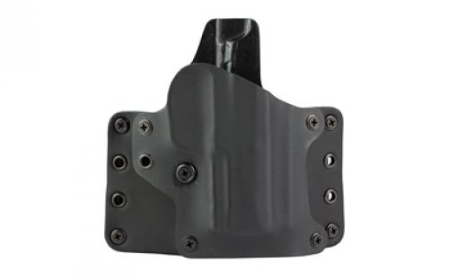 BlackPoint Tactical Leather Wing OWB, Outside Waistband Holster, Fits Sig P365 X-Macro, Right Hand, Leather & Kydex Construction, Black 151955