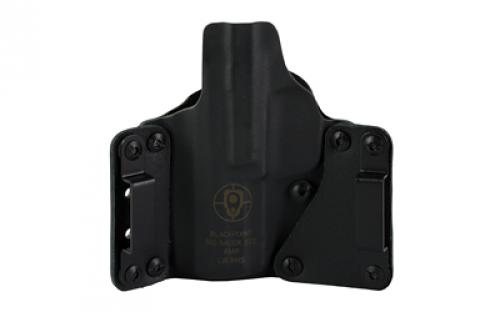 BlackPoint Tactical Leather Wing OWB, Outside Waistband Holster, Fits Sig P322, Right Hand, Leather & Kydex Construction, Black 151989