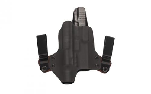 BlackPoint Tactical Mini Wing IWB, Belt Holster, Fits Springfield Echelon, Kydex, Black, 1.75 Belt Loops, Adjustable, Optics Ready, Tall Sights Compatible, Right Hand 160923
