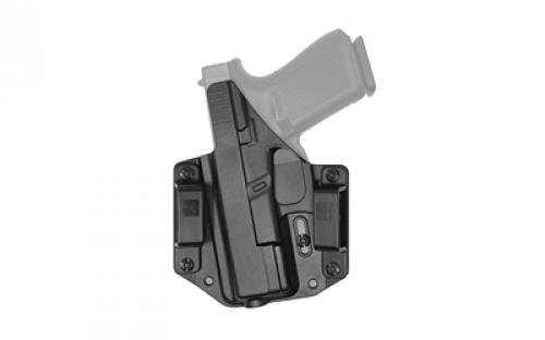 Bravo Concealment BCA, OWB Concealment Holster, 1.5" Belt Loops, Fits Glock 19/19X/23/32/45 Right Hand, Black, Polymer, Does not fit Glock Gen 5 40SW BC10-1001