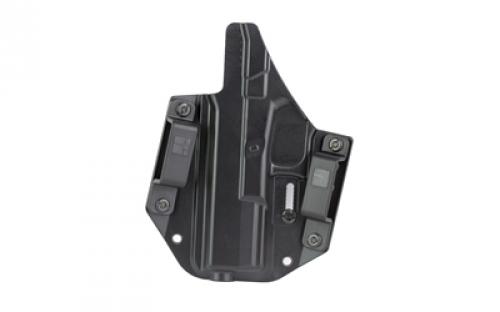 Bravo Concealment BCA, OWB Concealment Holster, 1.5" Belt Loops, Fits Glock 17/31/32/47, Right Hand, Black, Polymer, Does not fit Glock Gen 5 40SW BC10-1002