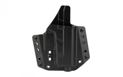 Bravo Concealment BCA, OWB Concealment Holster, 1.5 Belt Loops, Fits Glock 26/27/33, Right Hand, Black, Polymer, Does not fit Glock 27 Gen 5 BC10-1003