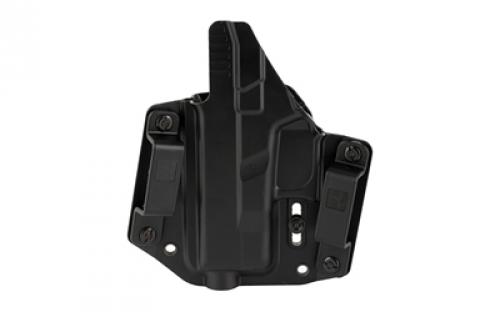 Bravo Concealment BCA, OWB Concealment Holster, 1.5" Belt Loops, Fits Glock 26/27/33, Right Hand, Black, Polymer, Does not fit Glock 27 Gen 5 BC10-1003