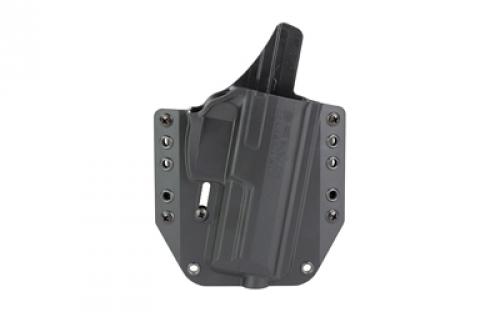 Bravo Concealment BCA, OWB Concealment Holster, 1.5 Belt Loops, Fits HK VP9/VP9 Tactical, Right Hand, Black, Polymer, Does not fit VP40 BC10-1006