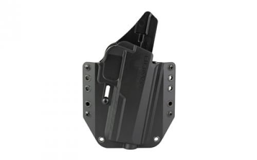 Bravo Concealment BCA, OWB Concealment Holster, 1.5 Belt Loops, Fits Sig Sauer P320 Full Size, Right Hand, Black, Polymer BC10-1009