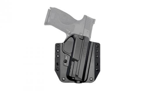 Bravo Concealment BCA, OWB Concealment Holster, 1.5 Belt Loops, Fits S&W M&P 9/40 Full Size, Right Hand, Black, Polymer BC10-1014