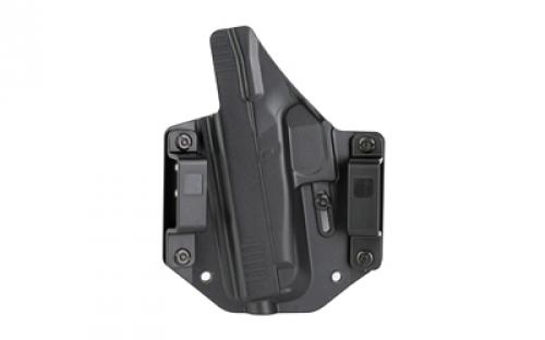 Bravo Concealment BCA, OWB Concealment Holster, 1.5" Belt Loops, Fits Glock 43/43X/48, Right Hand, Black, Polymer, Does not fit Glock 43X MOS w/Rail or 48 MOS w/Rail BC10-1023