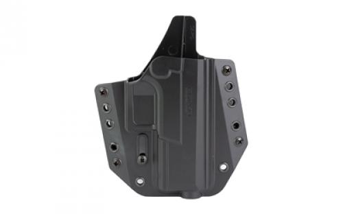Bravo Concealment BCA, OWB Concealment Holster, 1.5 Belt Loops, Fits CZ P-10C, Right Hand, Black, Polymer BC10-1024