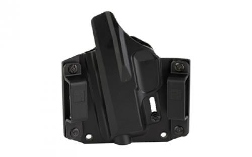 Bravo Concealment BCA, OWB Concealment Holster, 1.5" Belt Loops, Fits Sig Sauer P365, Right Hand, Black, Polymer BC10-1025