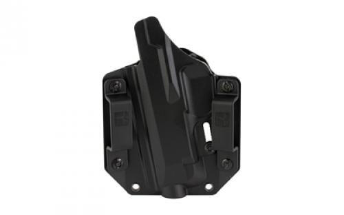 Bravo Concealment BCA, OWB Concealment Holster, 1.5" Belt Loops, Fits Sig Sauer P365 XL, Right Hand, Black, Polymer BC10-1027