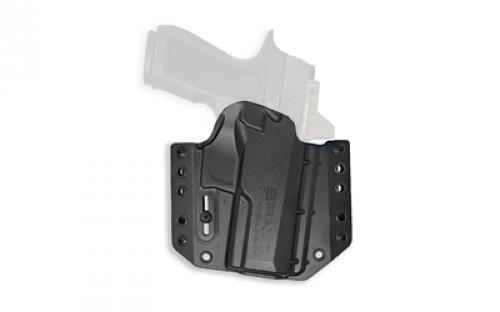 Bravo Concealment BCA, OWB Concealment Holster, 1.5 Belt Loops, Fits Sig Sauer P320 9/40, X Compact/Carry, Matte Finish, Black, Polymer Construction, Right Hand BC10-1032