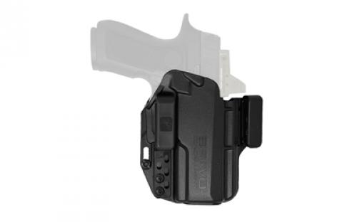 Bravo Concealment Torsion, Inside Waistband Holster, Waistband Clips, Fits Glock 43/43X/43X MOS, Matte Finish, Black, Polymer Construction, Left Hand BC20-1032