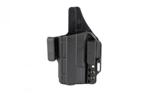 Bravo Concealment Torsion, IWB Concealment Holster, Waistband Clips, Fits Glock 19/19X/23/32/45, Left Hand, Black, Polymer, Does not fit Glock Gen 5 40SW BC20-1007