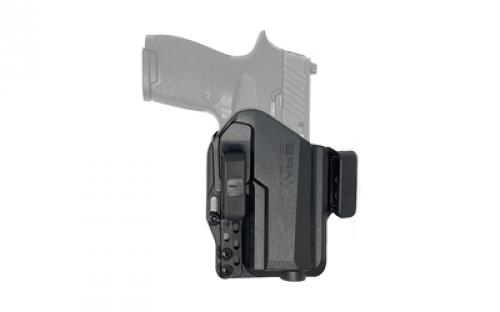 Bravo Concealment Torsion, IWB Concealment Holster, Waistband Clips, Fits Sig P320 Compact, Right Hand, Black, Polymer BC20-1010