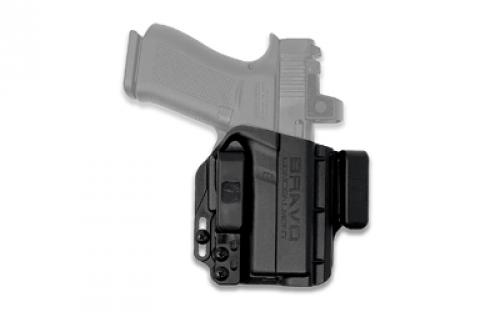 Bravo Concealment Torsion, IWB Concealment Holster, Waistband Clips, For Glock 43/43X/43X MOS, Right Hand, Black, Polymer BC20-1028