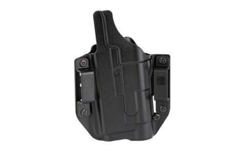 Bravo Concealment BCA Light Bearing, OWB Concealment Holster, 1.5" Belt Loops, Fits Glock 17/22/31/47 w/Streamlight TLR-1, Right Hand, Black, Polymer, Does not fit Glock Gen 5 40SW BC30-1004