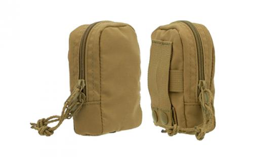 Cole-TAC Side Car, Multipurpose Pouch, 3.5x1.5x5.25, 1000 Denier Nylon Construction, Coyote Brown BP3102