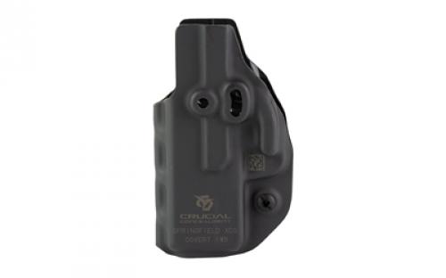 Crucial Concealment Covert IWB, Inside Waistband Holster, Ambidextrous, Kydex, Black, Fits Springfield XDs Mod 2 1027