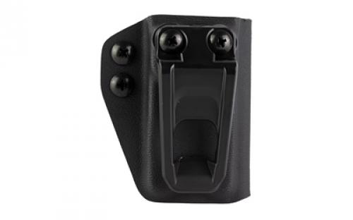 Crucial Concealment Covert Mag, Magazine Pouch, Ambidextrous, Fits Smith & Wesson M&P Shield Magazines, Kydex Construction, Black 1037