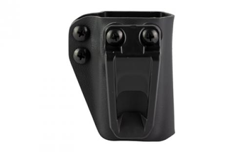 Crucial Concealment Covert Mag, Magazine Pouch, Ambidextrous, Fits Sig Sauer P320 Magazines, Kydex Construction, Black 1038