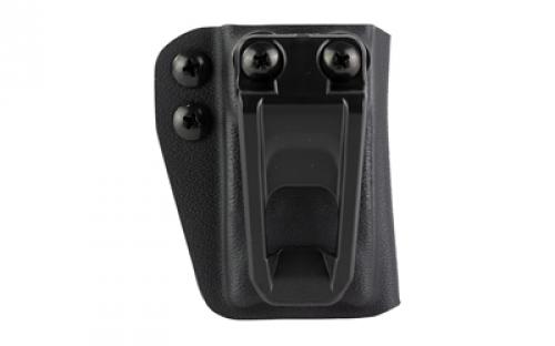 Crucial Concealment Covert Mag, Magazine Pouch, Ambidextrous, Glock 43x / 48 & Taurus G3C / GC2 Magazines, Kydex Construction, Black 1045