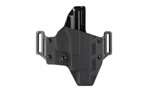 Crucial Concealment Covert, OWB, Outside Waistband Holster, Right Hand, Kydex, Black, Fits Springfield Hellcat RDP 1201
