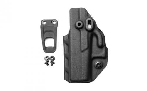 Crucial Concealment Covert IWB, Inside Waistband Holster, Fits Taurus GX4, Ambidextrous, Kydex, Black 1219