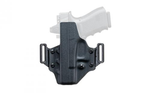 Crucial Concealment Covert OWB, OWB Belt Holster, Fits FN Reflex, Kydex Construction, Black, Right Hand 1312