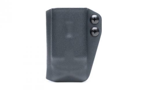 Crucial Concealment Covert IWB, Magazine Pouch, Fits Springfield Echelon Magazines, Kydex Construction, Black 1336