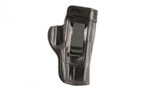 Don Hume H715M Clip-On Holster, Inside The Pant, Fits Glock 17/22/31, Right Hand, Black Leather J168790R
