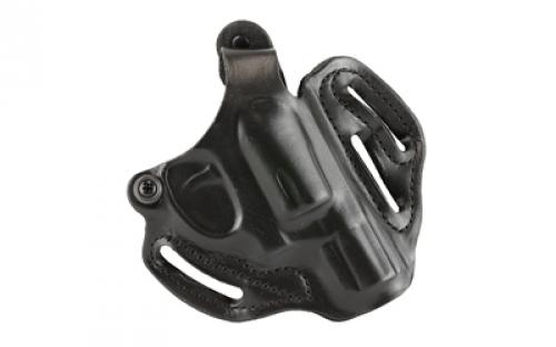 DeSantis Gunhide Thumb Break Scabbard Belt Holster, Fits 2-2 1/4 S&W J-Frame, 2 Taurus 85, Right Hand, Black Leather 001BA02Z0