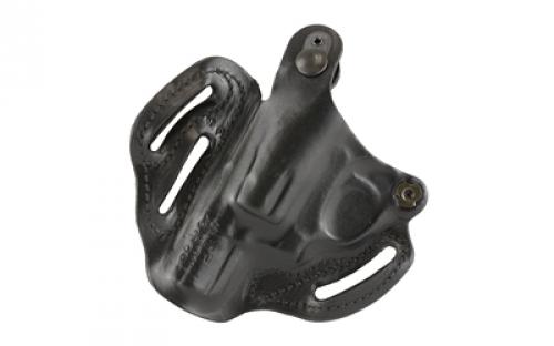 DeSantis Gunhide Thumb Break Scabbard Belt Holster, Fits 2-2 1/4" S&W J-Frame, 2" Taurus 85, Right Hand, Black Leather 001BA02Z0