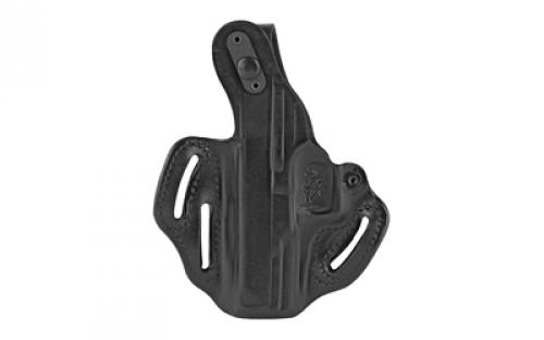 DeSantis Gunhide Thumb Break Scabbard Belt Holster, Fits Walther PDP 4" or 4.5" With or Without RDS, Right Hand, Black 001BA1UZ0
