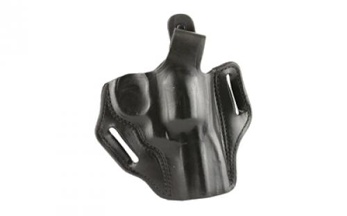 DeSantis Gunhide Thumb Break Scabbard Belt Holster, Fits 3 Colt Python, 3 Ruger GP100, 2 1/2-3 S&W L Frame, Right Hand, Black Leather 001BA33Z0