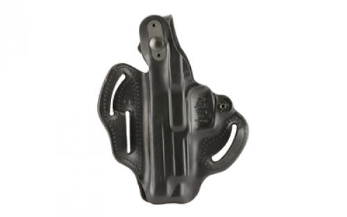 DeSantis Gunhide Thumb Break Scabbard Belt Holster, Fits Sig P220R/P226R, Right Hand, Black Leather 001BA90Z0
