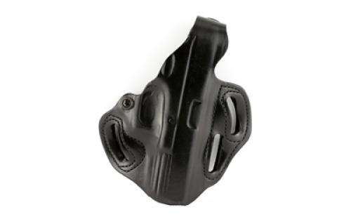 DeSantis Gunhide 001, Thumb Break Scabbard Belt Holster, Fits Glock 17, 22, 31, Right Hand, Black Leather 001BAB2Z0