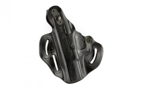 DeSantis Gunhide 001, Thumb Break Scabbard Belt Holster, Fits Glock 17, 22, 31, Right Hand, Black Leather 001BAB2Z0