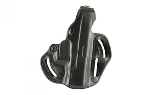 DeSantis Gunhide Thumb Break Scabbard Belt Holster, Fits Glock 19/19X/23/32/36/45, Right Hand, Black Leather 001BAB6Z0