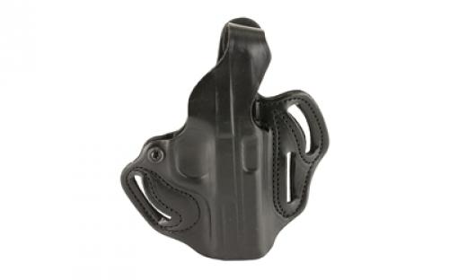 DeSantis Gunhide Thumb Break Scabbard Belt Holster, Fits S&W 4 1/4 M&P 9/40, 45C, M2.0, 4 M2.0 Compact, Right Hand, Black Leather 001BAM9Z0