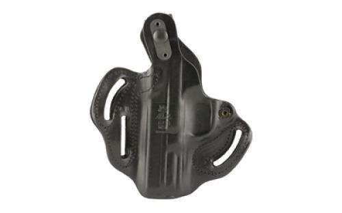 DeSantis Gunhide Thumb Break Scabbard Belt Holster, Fits S&W 4 1/4" M&P 9/40, 45C, M2.0, 4" M2.0 Compact, Right Hand, Black Leather 001BAM9Z0