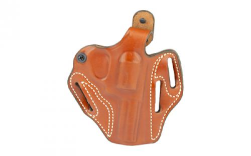 DeSantis Gunhide 001, Thumb Break Scabbard, Belt Holster, Fits S&W J-Frame, Right Hand, Tan Leather 001TA03Z0