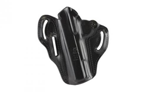 DeSantis Gunhide Speed Scabbard Belt Holster, Fits 1911 Government 5", Right Hand, Black Leather 002BA21Z0