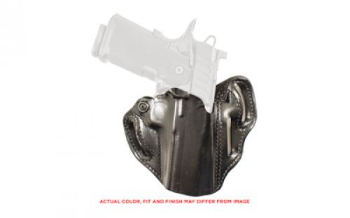 DeSantis Gunhide Speed Scabbard, Belt Holster, Fits Springfield Prodigy 4.25, Leather, Right Hand, Black 002BA7WZ0
