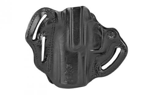 DeSantis Gunhide 002, Speed Scabbard, Belt Holster, Fits SIG P250C/P320C/P320XCompact, Right Hand, Black Leather 002BA8HZ0