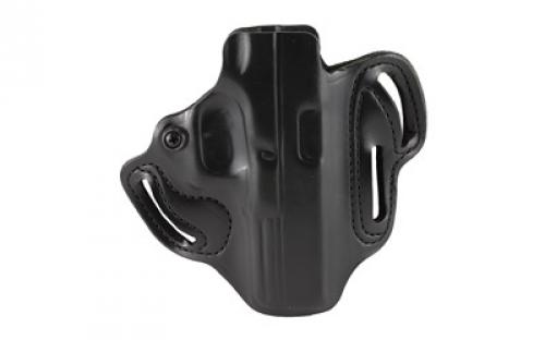 DeSantis Gunhide Speed Scabbard Belt Holster, Fits Glock 17/22, Right Hand, Black Leather 002BAB2Z0