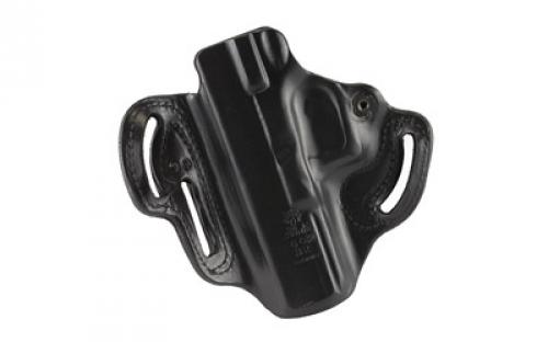 DeSantis Gunhide Speed Scabbard Belt Holster, Fits Glock 17/22, Right Hand, Black Leather 002BAB2Z0